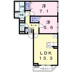 ラ　カーサ　フェリーチェの物件間取画像